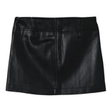 Diesel Gonna tinta unita In Ecopelle Nero per Bambina I02367 NERO DIESEL 