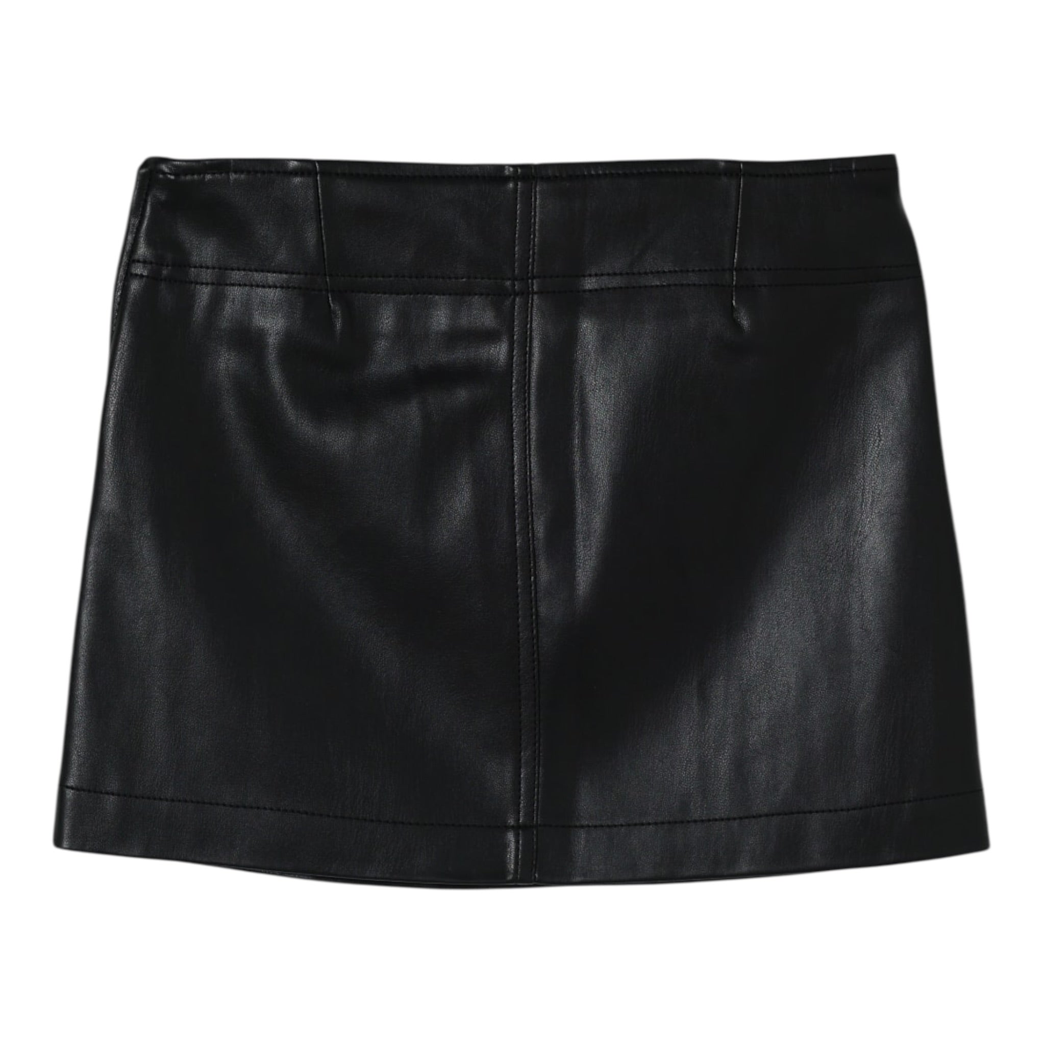 Diesel Gonna tinta unita In Ecopelle Nero per Bambina I02367 NERO DIESEL 