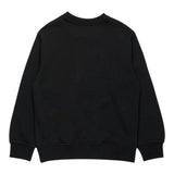 Diesel Felpa Girocollo tinta unita con Stampa Nero per Bambino J002213 NERO DIESEL 