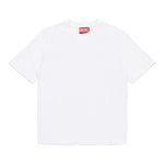 Diesel T-Shirt tinta unita con Stampa Bianco per Bambino J002276 BIANCO DIESEL 