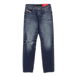 Diesel Jeans tinta unita con Girovita Regolabile Blu per Bambino J00606 BLU DIESEL 