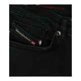 Diesel Jeans tinta unita con Girovita Regolabile Nero per Bambino J00805 NERO DIESEL 