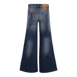 Diesel Jeans tinta unita con Girovita Regolabile Blu per Bambina J00816XX BLU DIESEL 