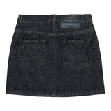 Diesel Gonna tinta unita In Denim con Brillantini Nero per Bambina J00958 NERO DIESEL 