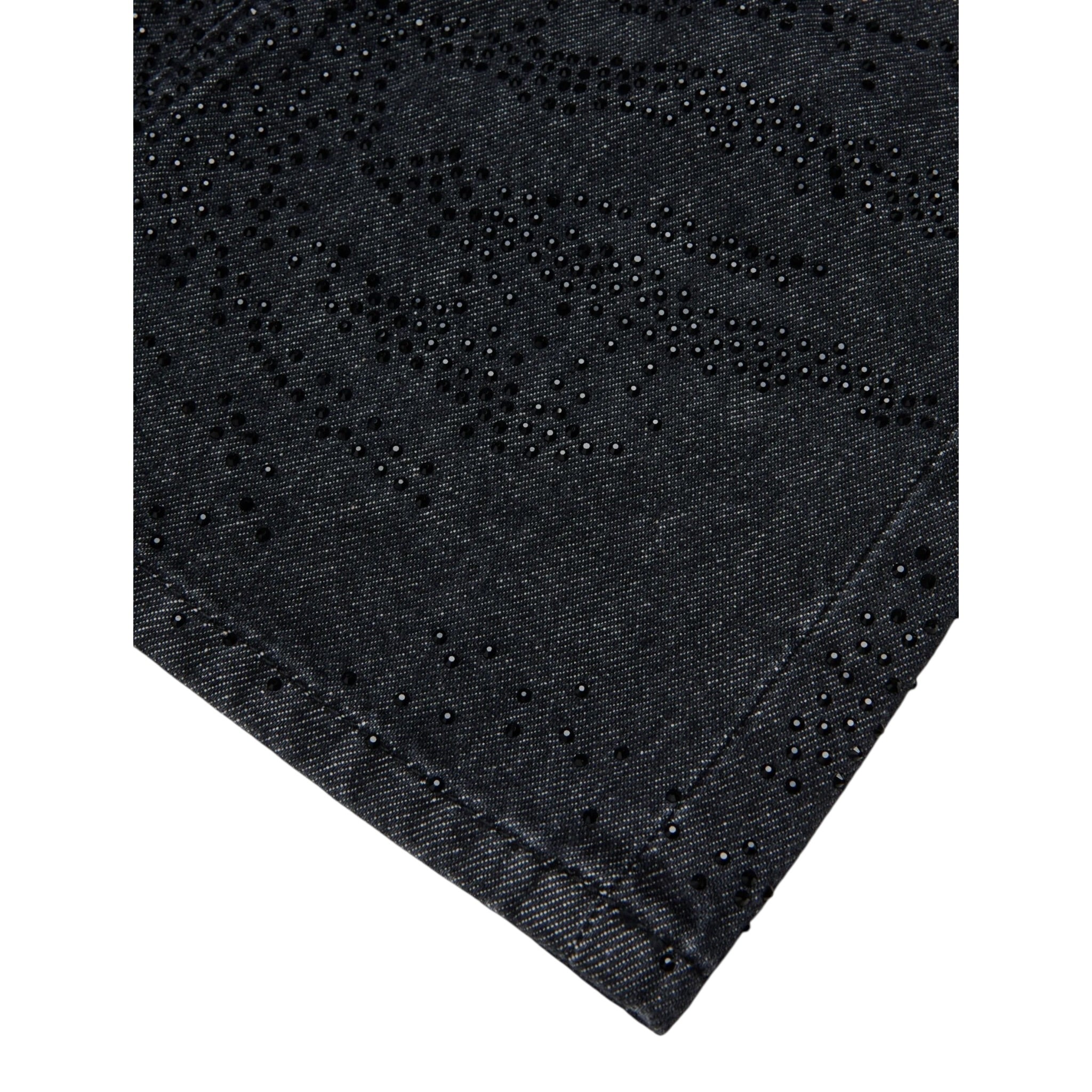 Diesel Gonna tinta unita In Denim con Brillantini Nero per Bambina J00958X NERO DIESEL 