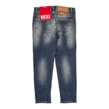 Diesel Jeans tinta unita con Girovita Regolabile Blu per Bambino J00981X BLU DIESEL 