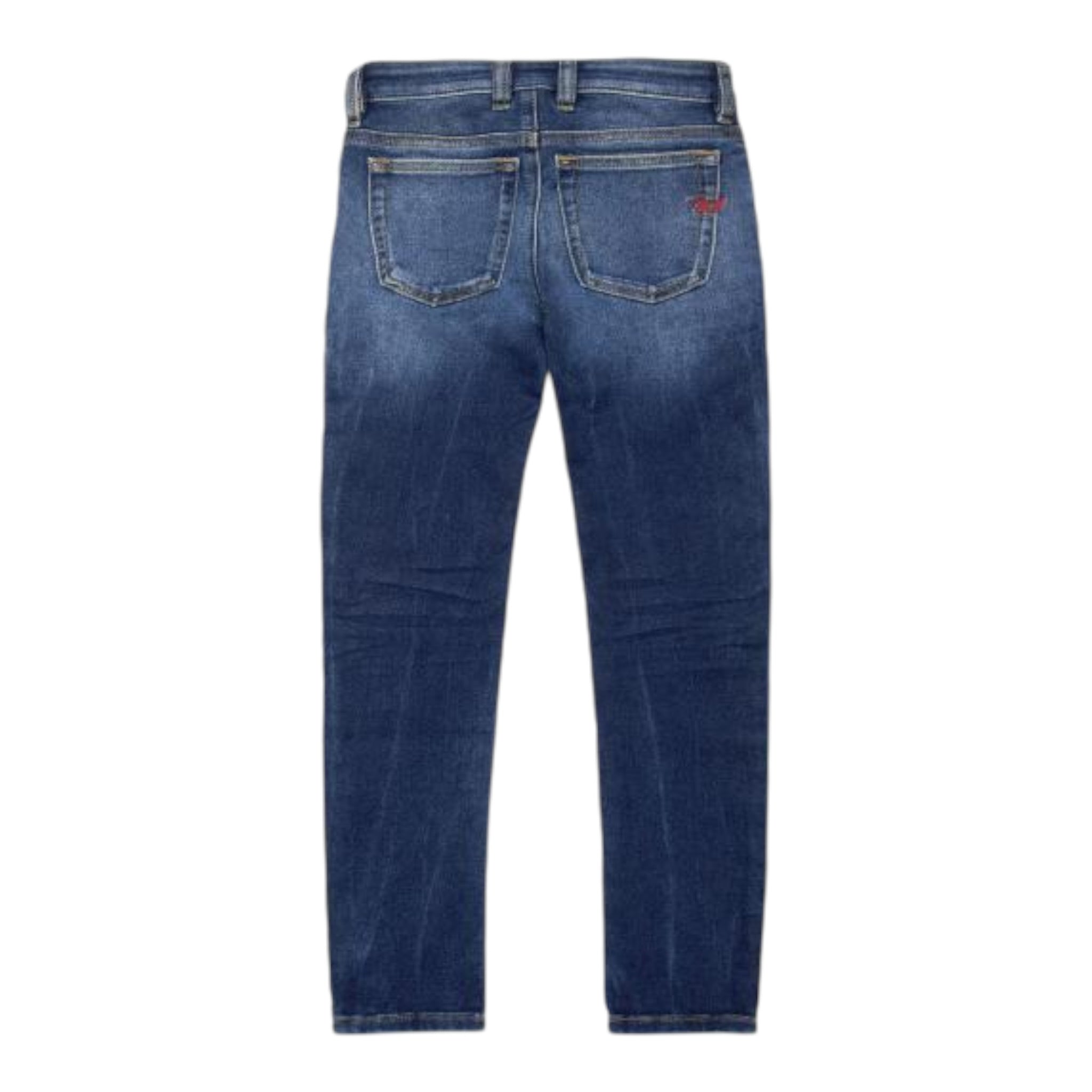 Diesel Jeans tinta unita con Girovita Regolabile Blu per Bambino J00993 BLU DIESEL 