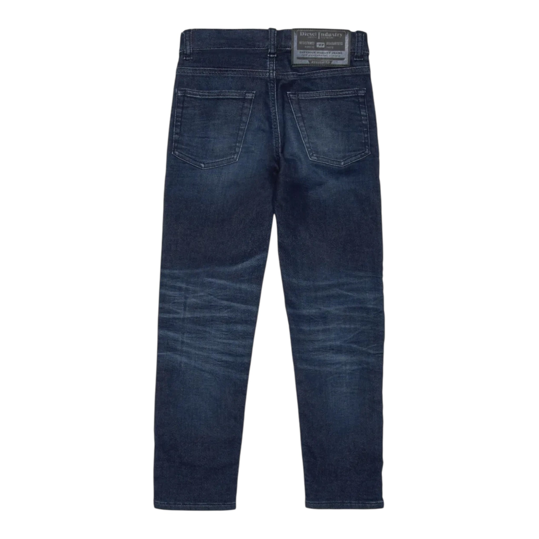 Diesel Jeans tinta unita con Girovita Regolabile Blu per Bambino J00994 BLU DIESEL 