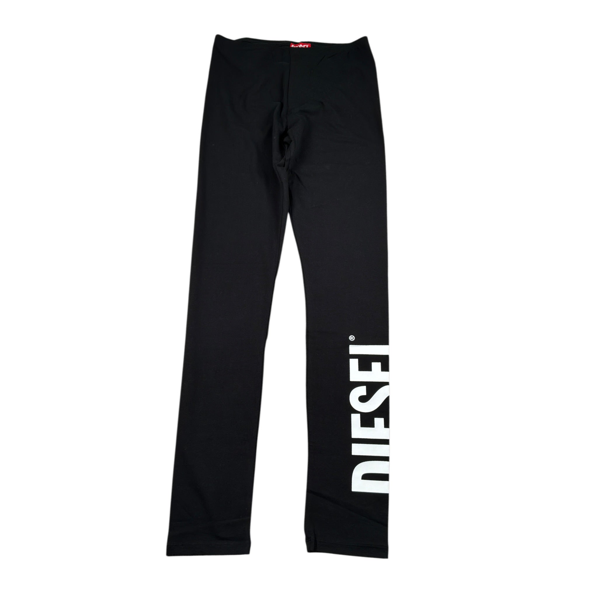 Diesel Leggins tinta unita con Stampa Nero per Bambina J01738 NERO DIESEL 