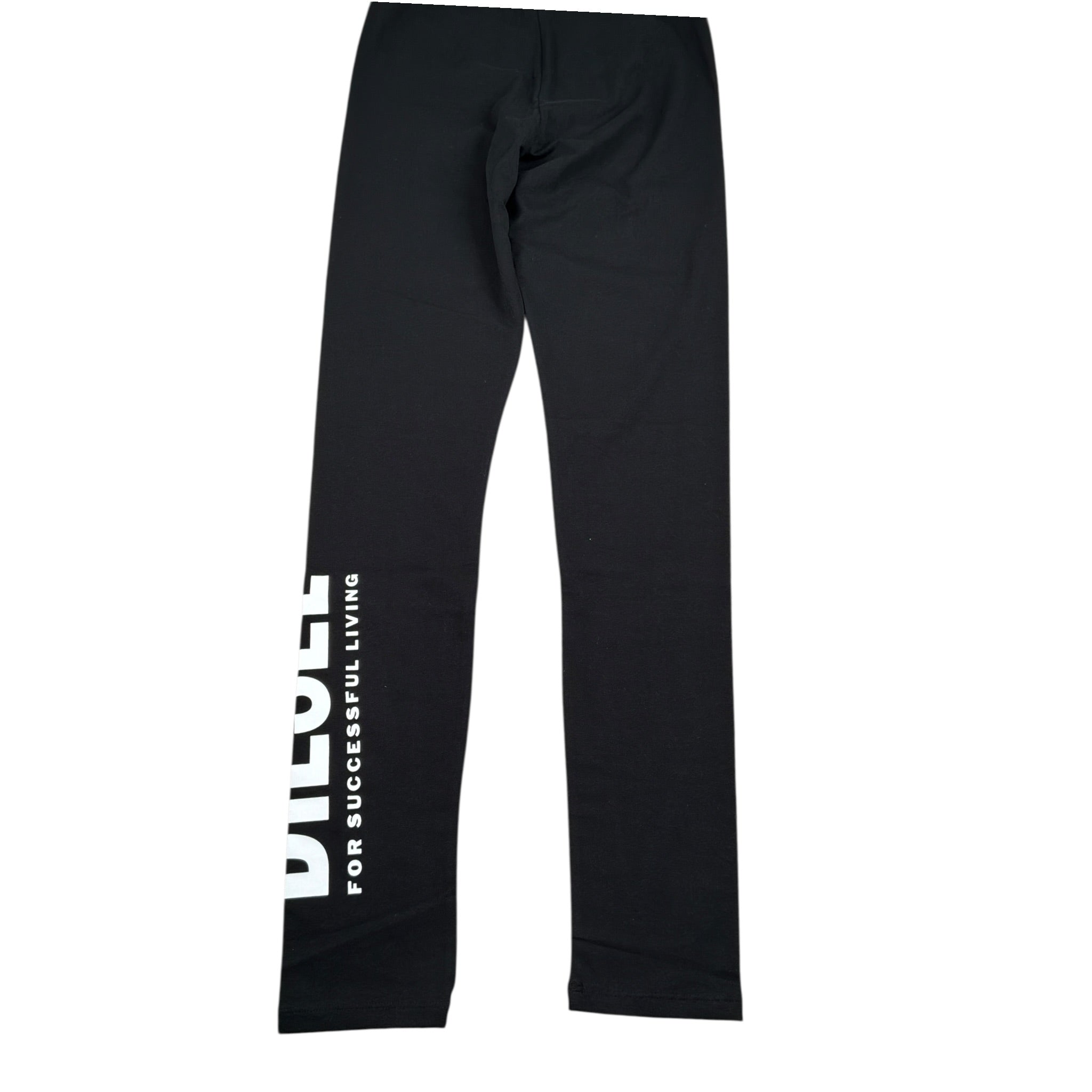 Diesel Leggins tinta unita con Stampa Nero per Bambina J01738 NERO DIESEL 