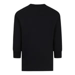 Diesel Felpa tinta unita con Logo Nero per Bambino J02024 NERO DIESEL 