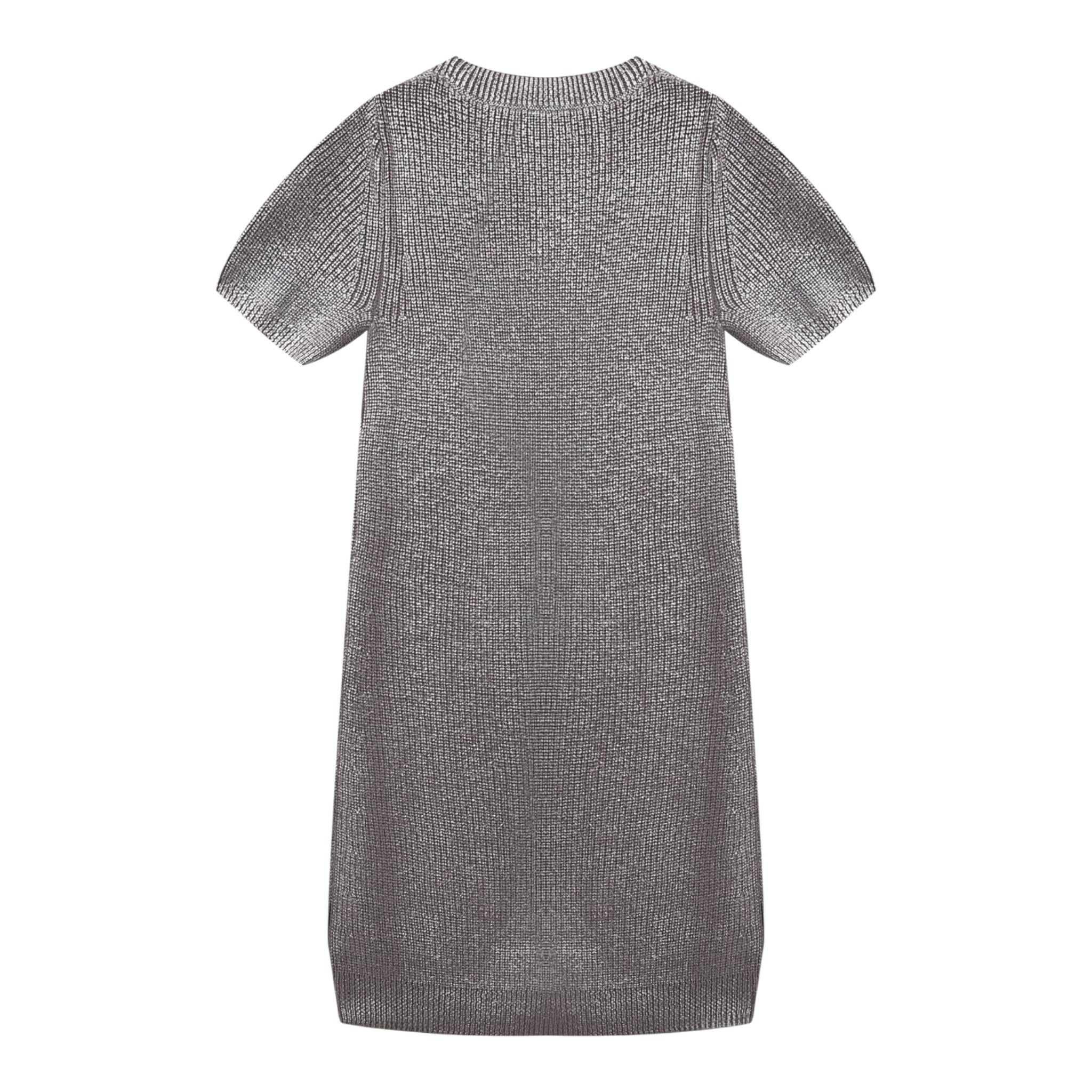Diesel Abito tinta unita Mezza Manica Argento per Bambina J02068 ARGENTO DIESEL 