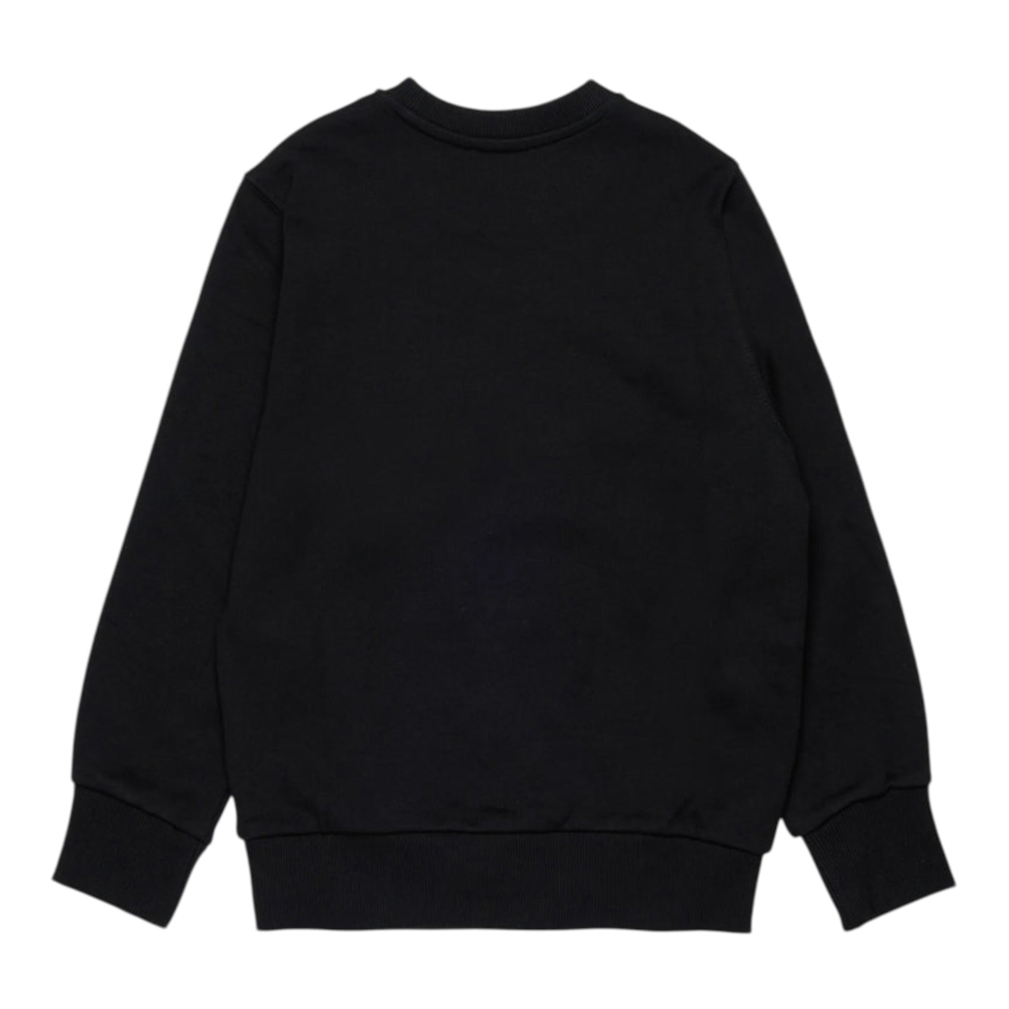 Diesel Felpa tinta unita con Logo Nero per Bambino J02234 NERO DIESEL 