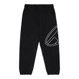 Diesel Pantalone Modello Tuta Tinta Uinita con Logo Nero per Bambina J02272 NERO DIESEL 