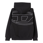Diesel Felpa Chiusa con Cappuccio tinta unita Nero per Bambino J02275 NERO DIESEL 