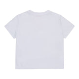 Diesel T-Shirt tinta unita con Paillettes Bianco per Bambina J02371X BIANCO DIESEL 