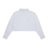 Diesel Camicia Modello Crop tinta unita Bianco per Bambina J02373XX BIANCO DIESEL 
