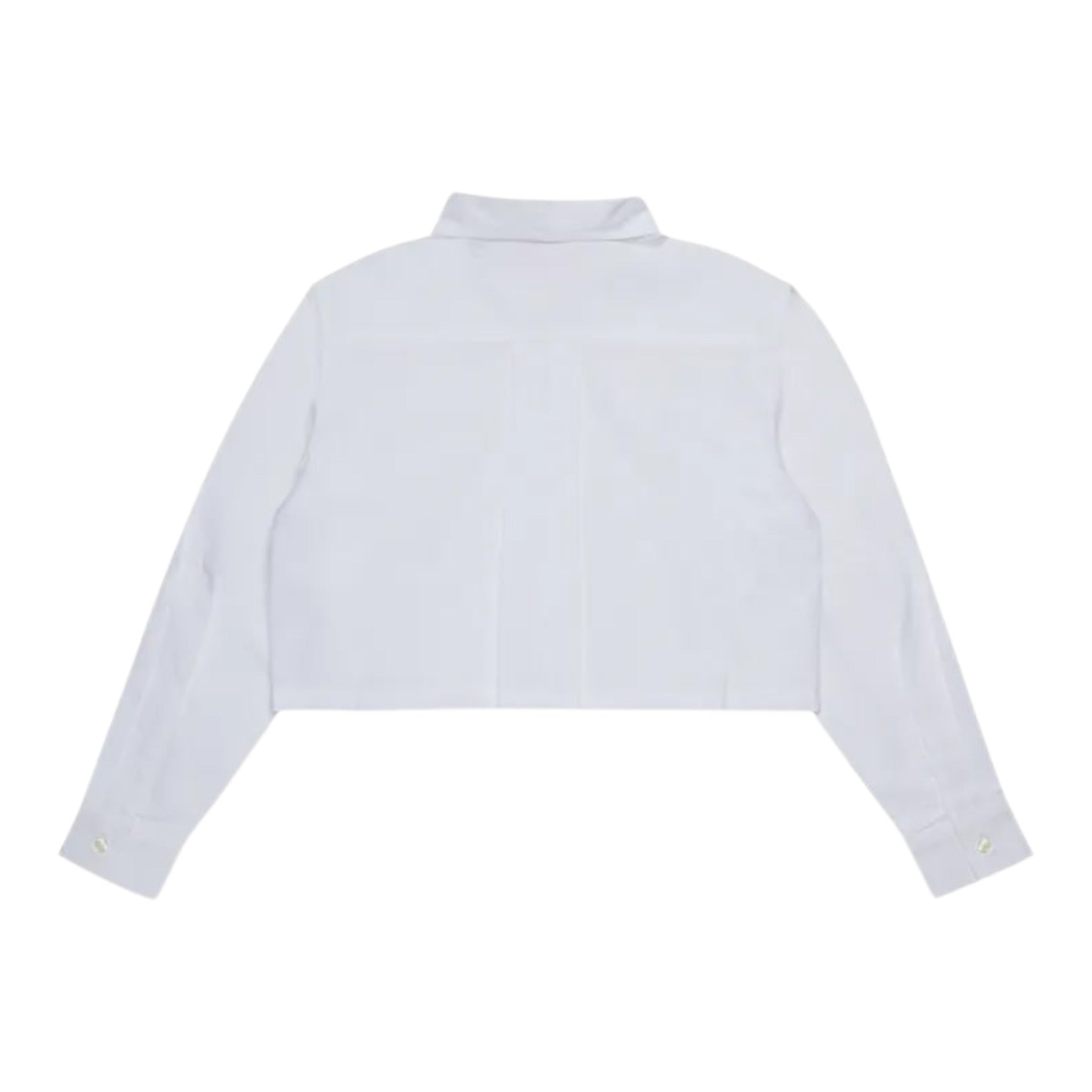 Diesel Camicia Modello Crop tinta unita Bianco per Bambina J02373XX BIANCO DIESEL 