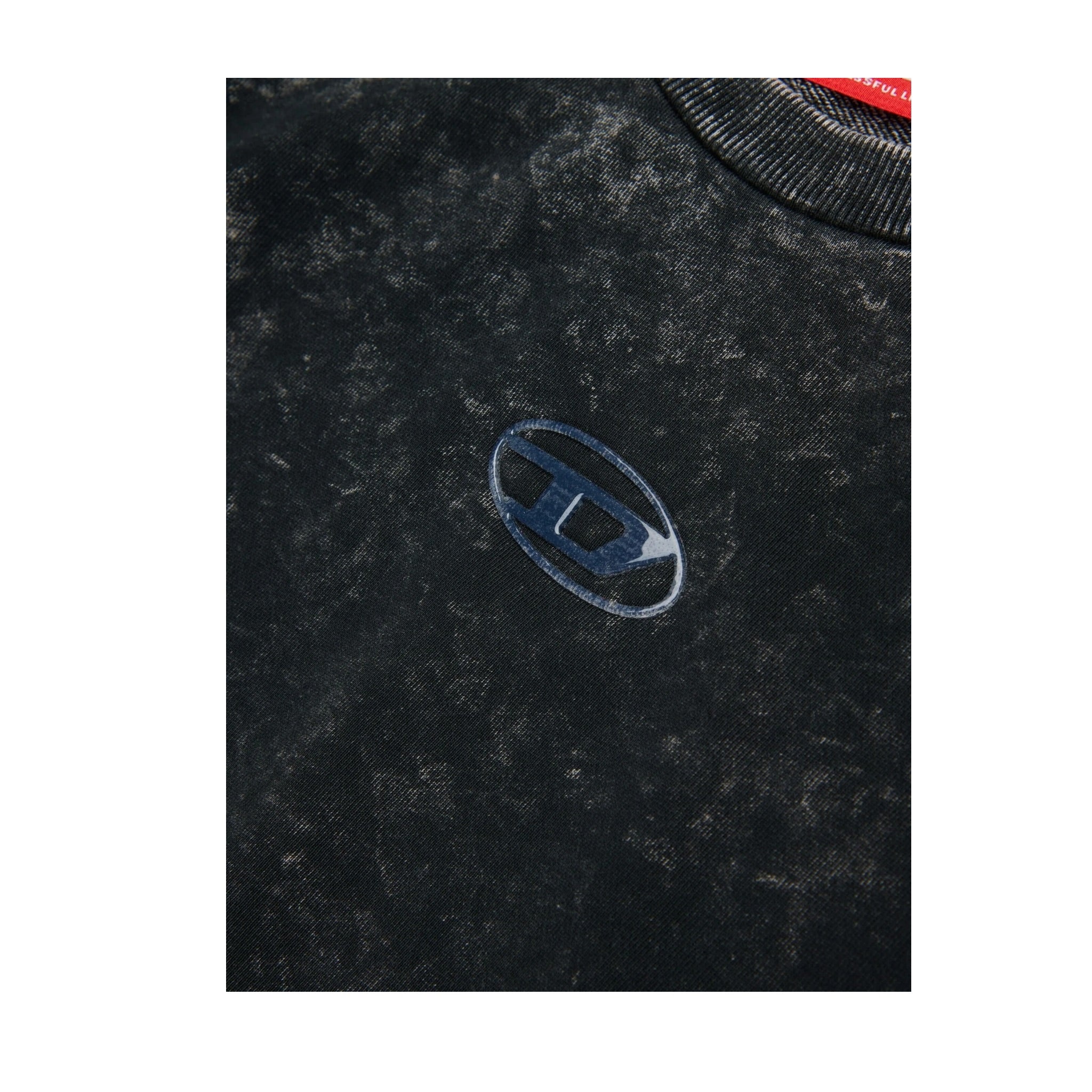 Diesel Felpa Chiusa Girocollo tinta unita Nero per Bambina J02393 NERO DIESEL 