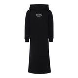 Diesel Abito tinta unita con Cappuccio E Stampa Nero per Bambina J02426 NERO DIESEL 