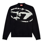 Diesel Maglia tinta unita con Logo Nero per Bambino J02429 NERO DIESEL 