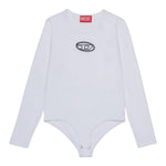 Diesel Body Tinta Uinita con Logo Bianco per Bambina J02433XX BIANCO DIESEL 