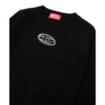Diesel Maglia tinta unita con Logo Nero per Bambina J02435 NERO DIESEL 