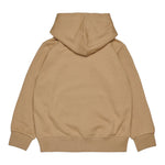 Diesel Felpa tinta unita con Cappuccio E Stampa Beige per Bambino J02487X BEIGE DIESEL 