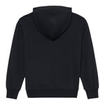 Diesel Felpa tinta unita con Cappuccio E Stampa Nero per Bambino J02487X NERO DIESEL 