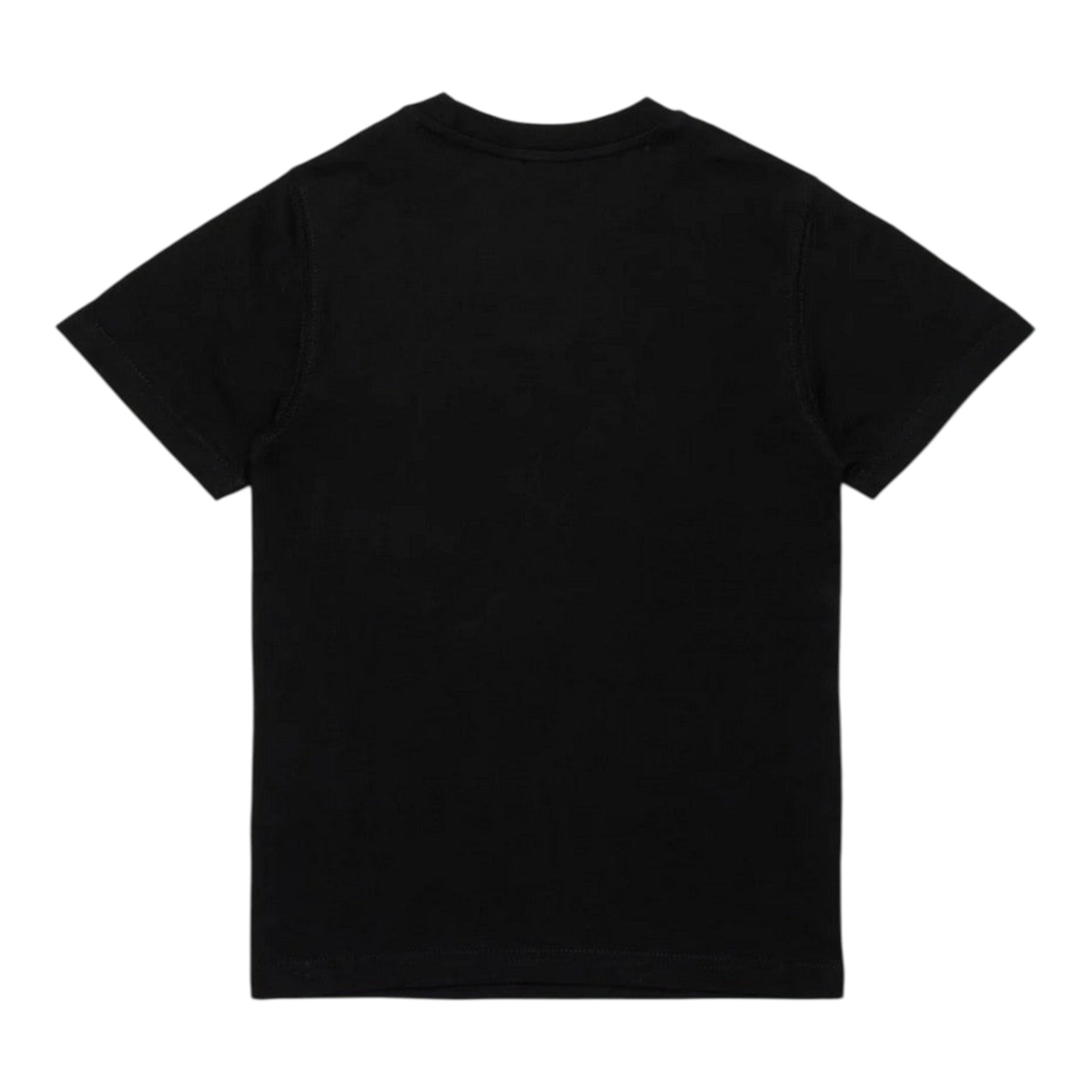 Diesel T-Shirt tinta unita con Logo Nero per Bambino J02501 NERO DIESEL 