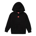 Diesel Felpa Chiusa tinta unita con Cappuccio Nero per Bambino J02502XXX NERO DIESEL 