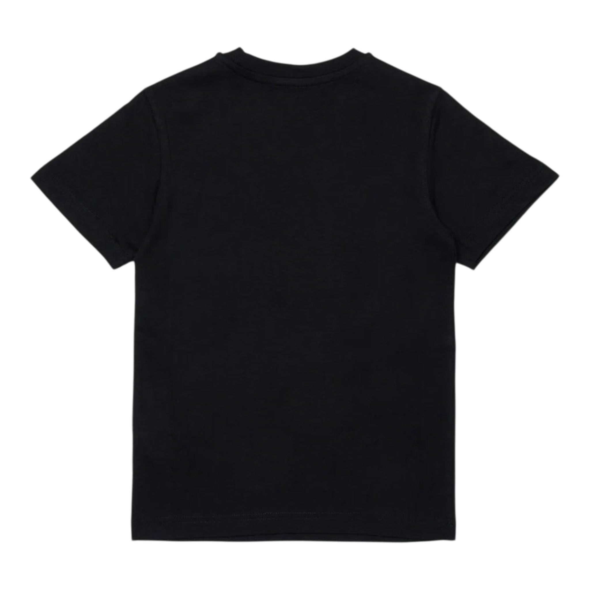 Diesel T-Shirt tinta unita con Logo Nero per Bambino J02526 NERO DIESEL 