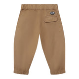 Diesel Pantalone tinta unita con Elastico In Vita Beige per Neonato K00690 BEIGE DIESEL 
