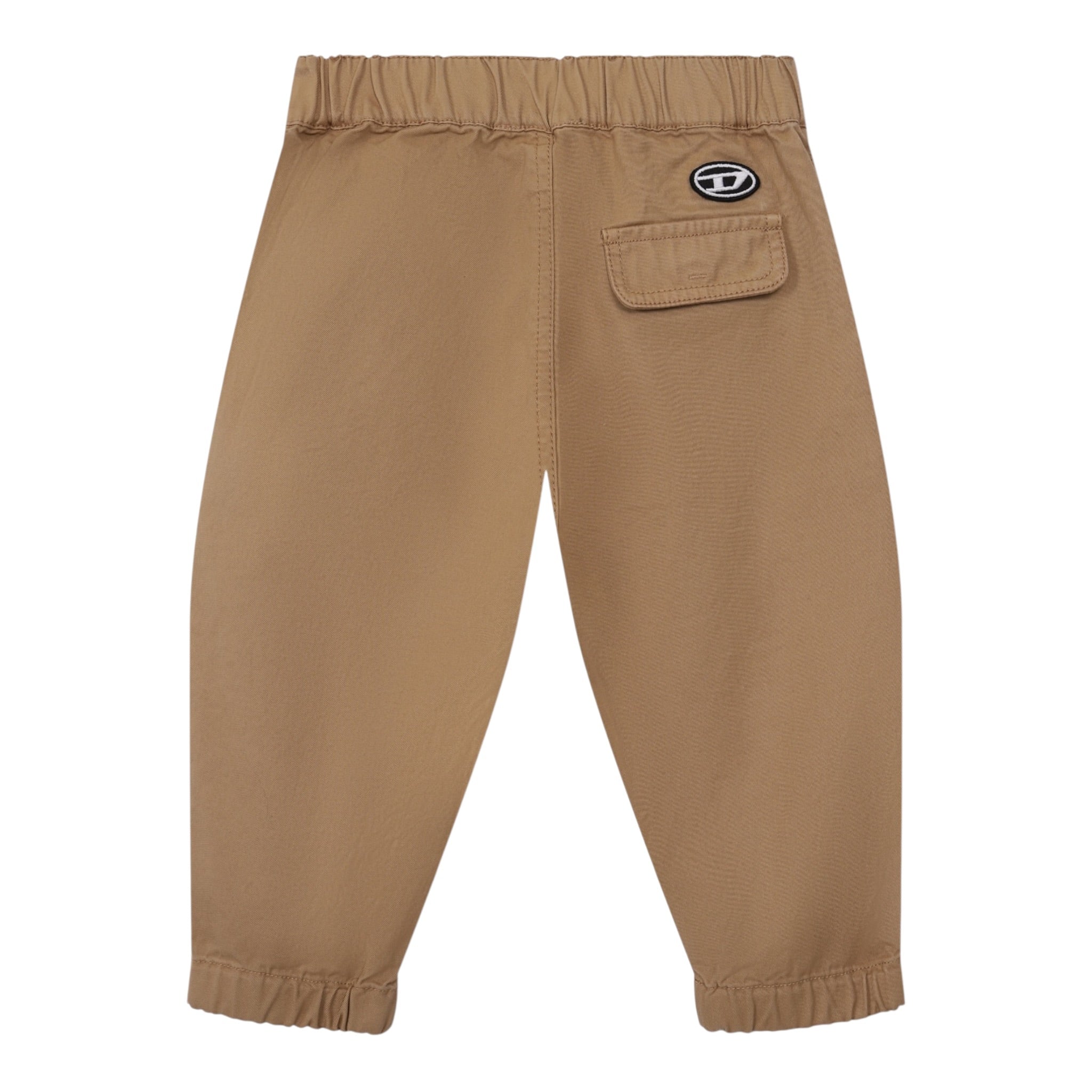 Diesel Pantalone tinta unita con Elastico In Vita Beige per Neonato K00690 BEIGE DIESEL 
