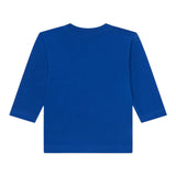 Diesel Shirt Girocollo tinta unita con Stampa Cobalto per Neonato K00712 COBALTO DIESEL 