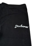 Disclaimer Leggins tinta unita con Logo Nero per Bambina 24IDK58310 NERO DISCLAIMER 
