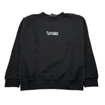 Disclaimer Felpa Smanicata tinta unita con Logo Nero per Bambino 25EDK58418 NERO DISCLAIMER 