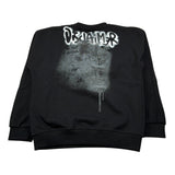 Disclaimer Felpa Smanicata tinta unita con Logo Nero per Bambino 25EDK58418 NERO DISCLAIMER 