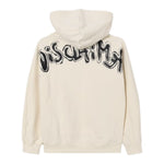 Disclaimer Felpa Chiusa con Cappuccio tinta unita con Logo Panna per Bambino 25IDK58600 PANNA DISCLAIMER 
