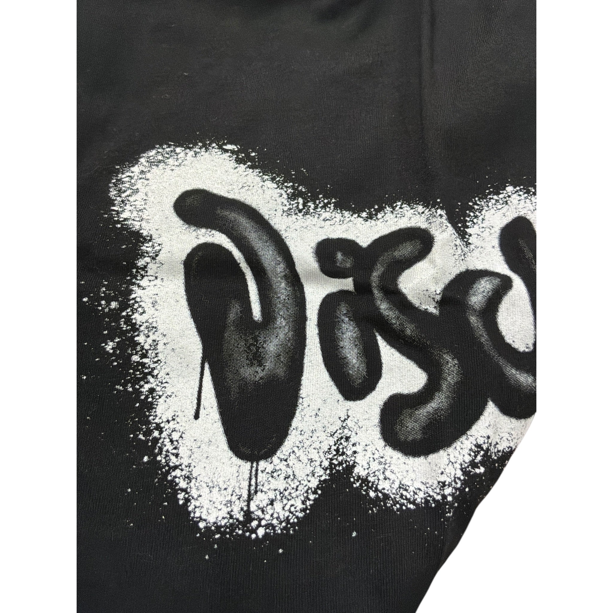 Disclaimer T-Shirt Girocollo tinta unita con Stampe Nero per Bambino 25IDK58615 NERO DISCLAIMER 