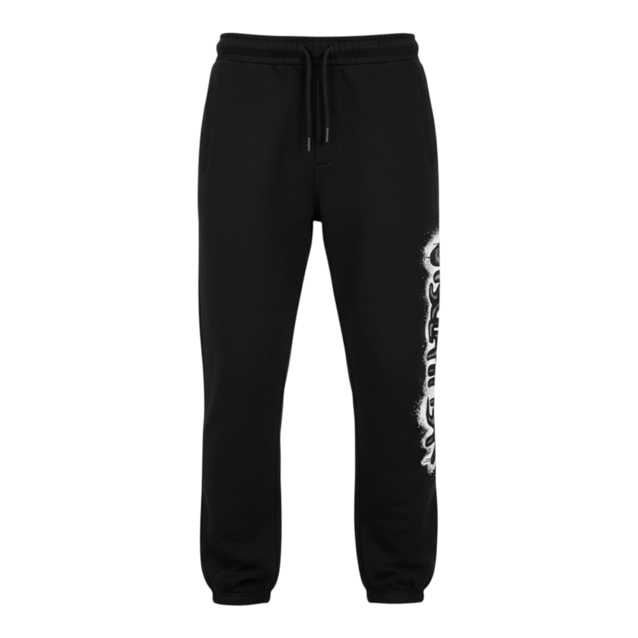 Disclaimer Pantalone Modello Tuta tinta unita con Stampa Nero per Bambino 25IDK58618X NERO DISCLAIMER 