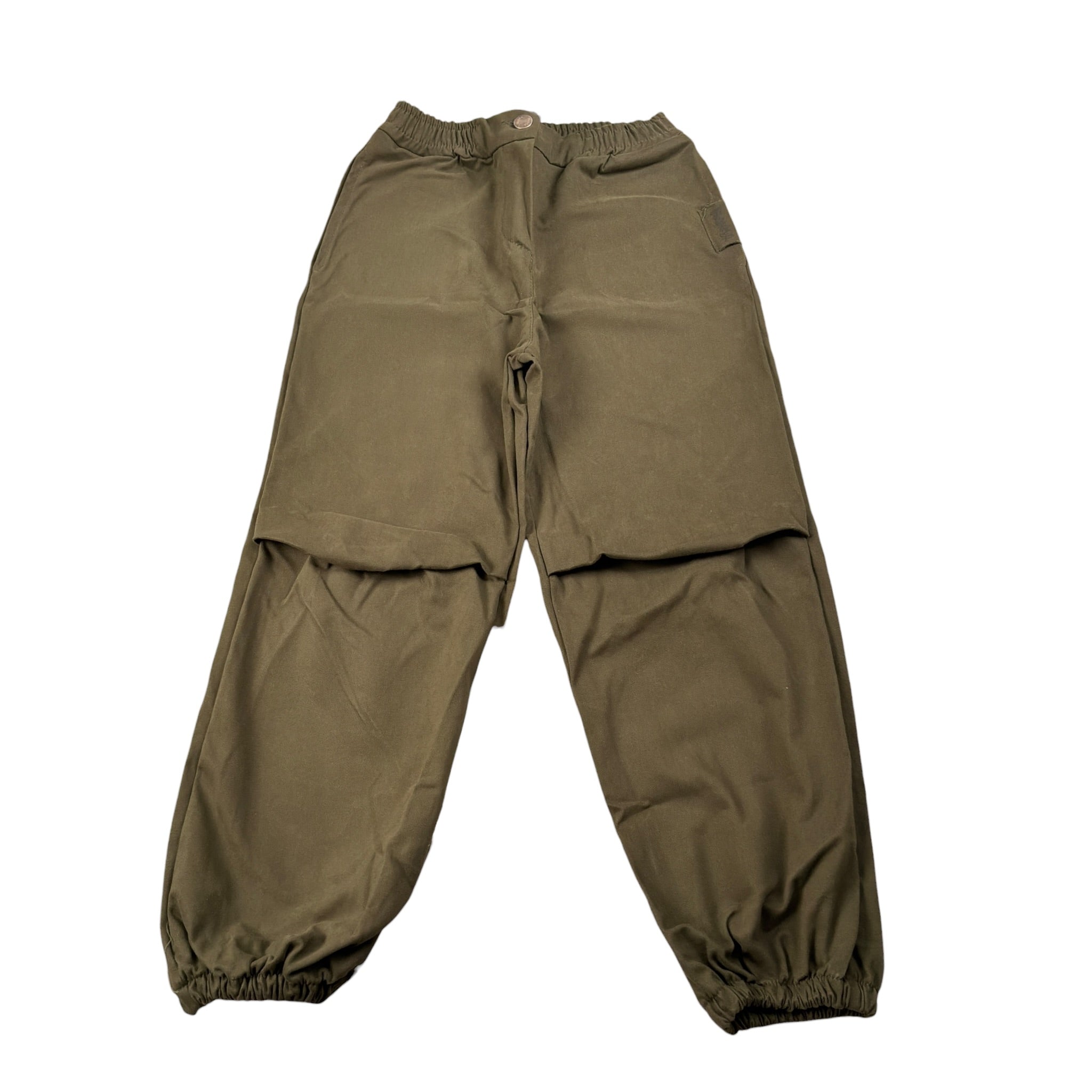 Disclaimer Pantalone tinta unita con Elastico In Vita Verde per Bambino 25IDK58662 VERDE DISCLAIMER 