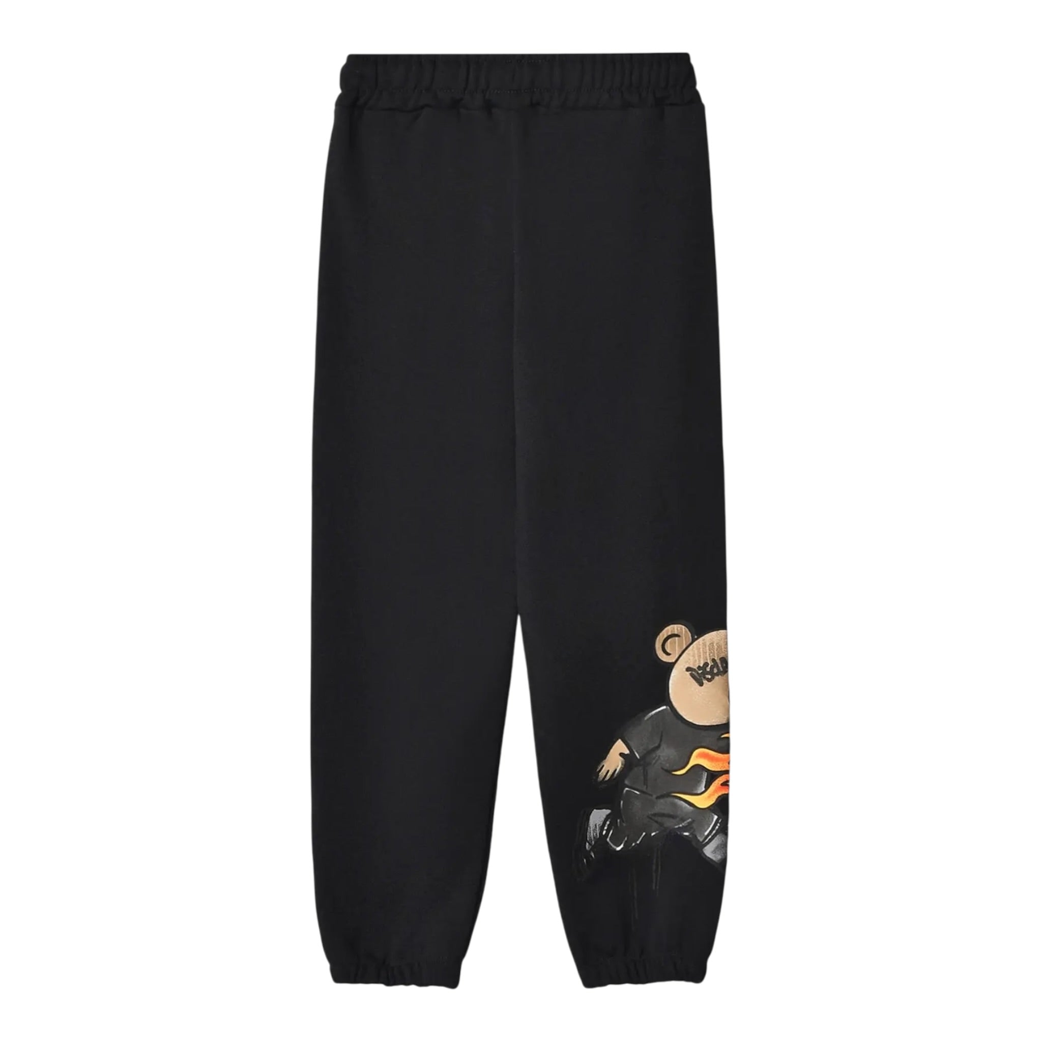 Disclaimer Pantalone tinta unita Modello Tuta con Stampa Nero per Bambino 25IDK58675 NERO DISCLAIMER 