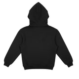 Disclaimer Felpa tinta unita con Stampa E Cappuccio Nero per Bambino 25IDK58676 NERO DISCLAIMER 