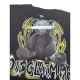 Disclaimer T-Shirt Girocollo tinta unita con Logo Nero per Bambino 25IDK58677 NERO DISCLAIMER 