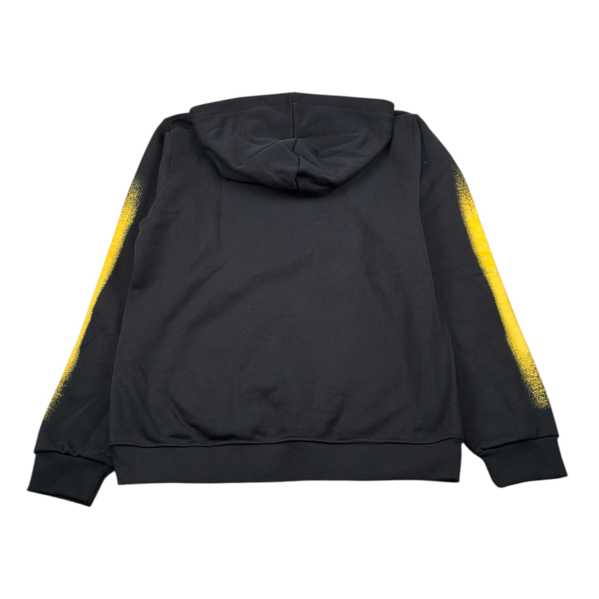 Disclaimer Felpa Chiusa con Cappuccio tinta unita con Logo Nero per Bambino 25IDK58688 NERO DISCLAIMER 