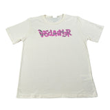 Disclaimer T-Shirt Girocollo tinta unita con Logo Panna per Bambina 25IDK58735 PANNA DISCLAIMER 