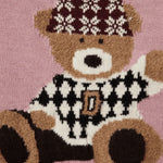 Dixie Maglia tinta unita Girocollo con Stampa Rosa per Bambina NBA7230G79 ROSA DIXIE 