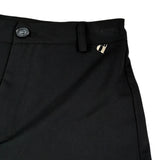 Dixie Pantalone tinta unita con Girovita Regolabile Nero per Bambina PHM3132G79 NERO DIXIE 