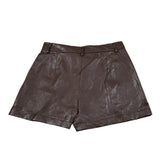 Dixie Short In Ecopelle tinta unita Marrone per Bambina RB09200G79XX MARRONE DIXIE 